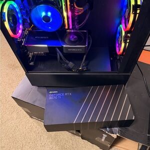 NVIDIA Graphics Card with Black and Silver Design